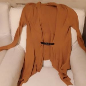 1xl gold cardigan sweater